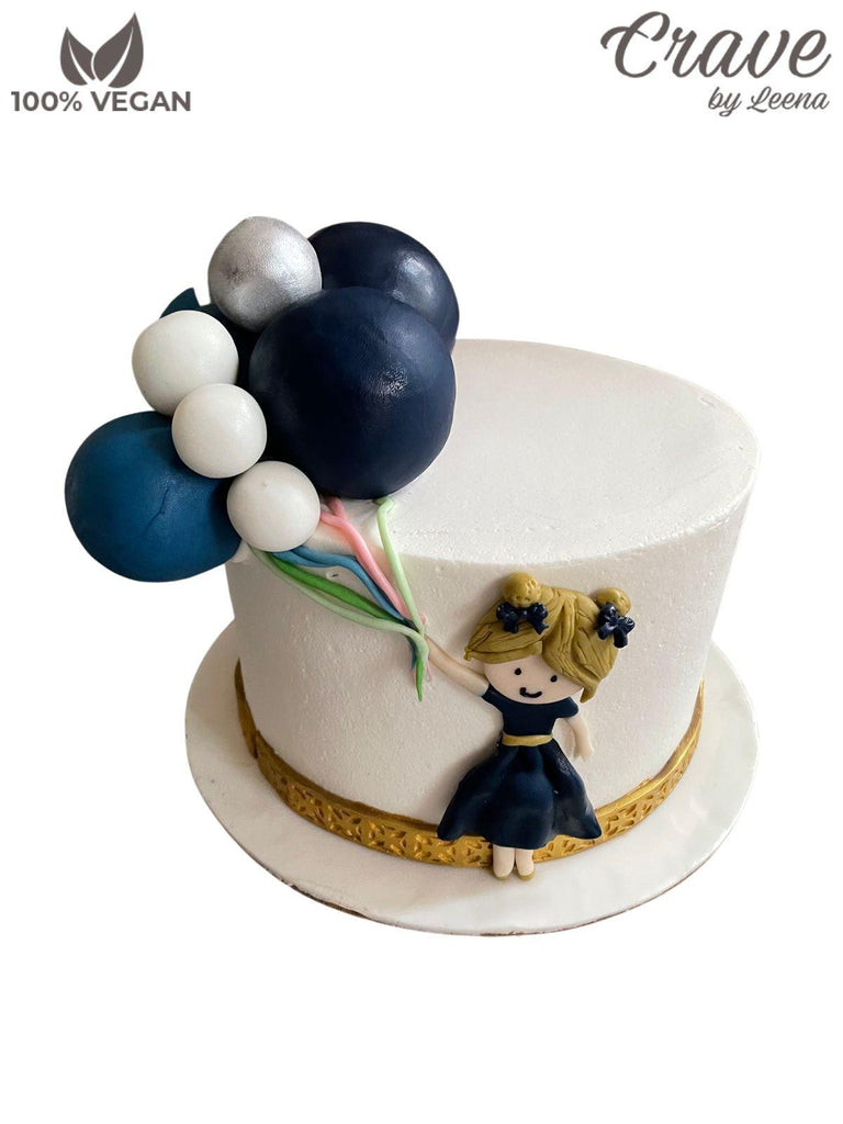 Balloon Girl cake - Crave by Leena