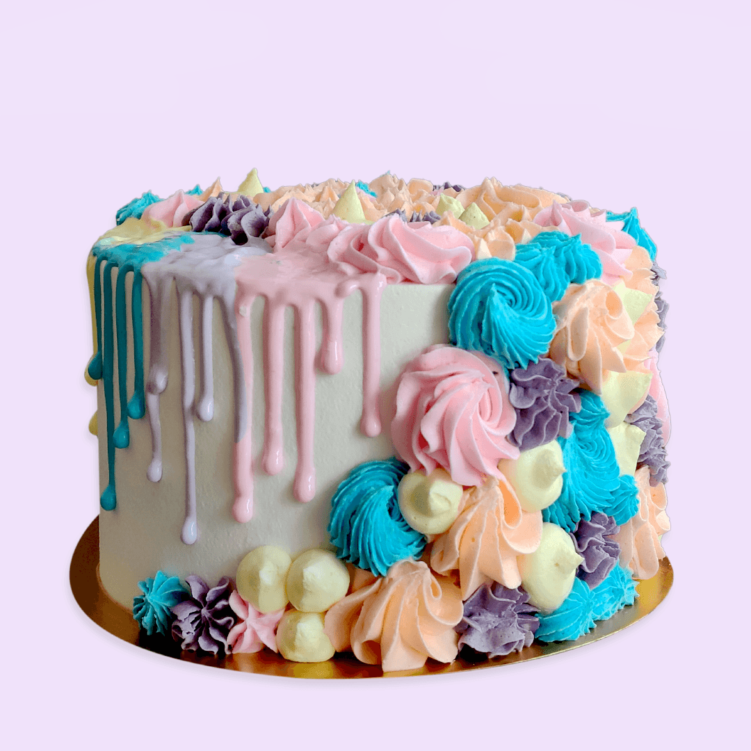 Cute Rainbow Cake Ideas For You Colourful Dessert : Rainbow Cake for 8th  Birthday
