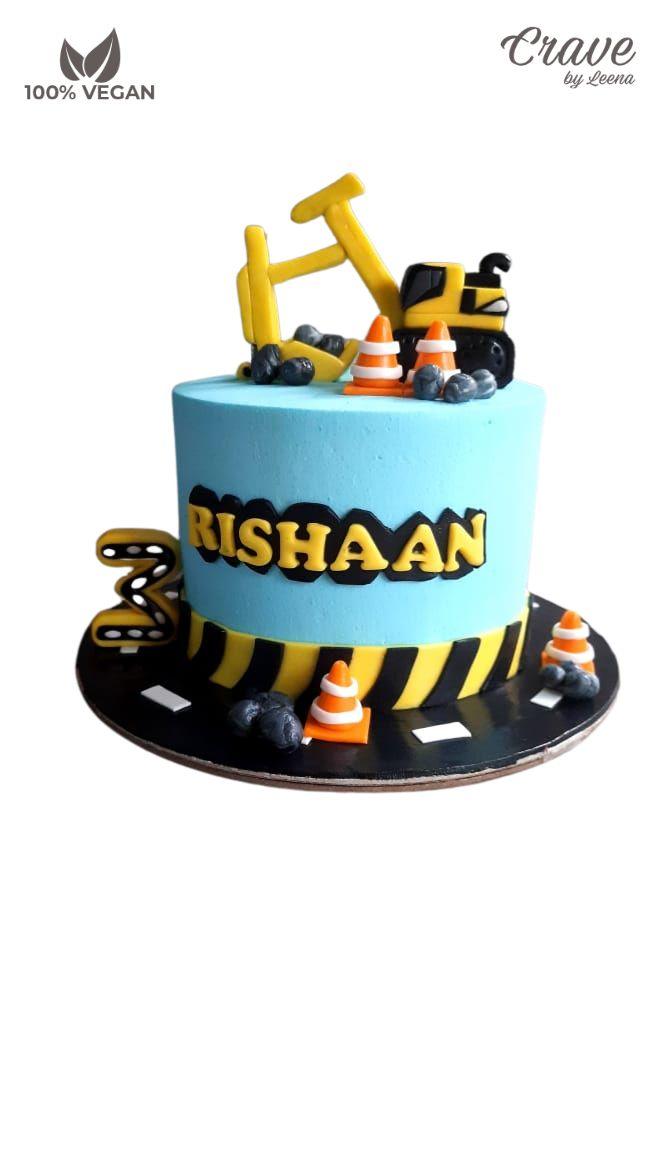 Construction with JCD Cake - Crave by Leena
