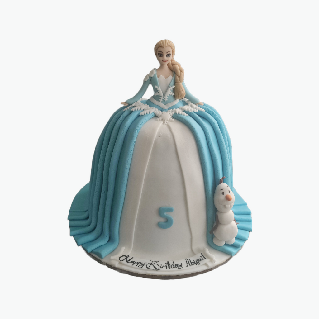 Elsa Doll cake - Crave by Leena