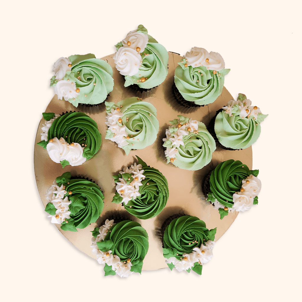 Glorious Green Cupcakes - Crave by Leena