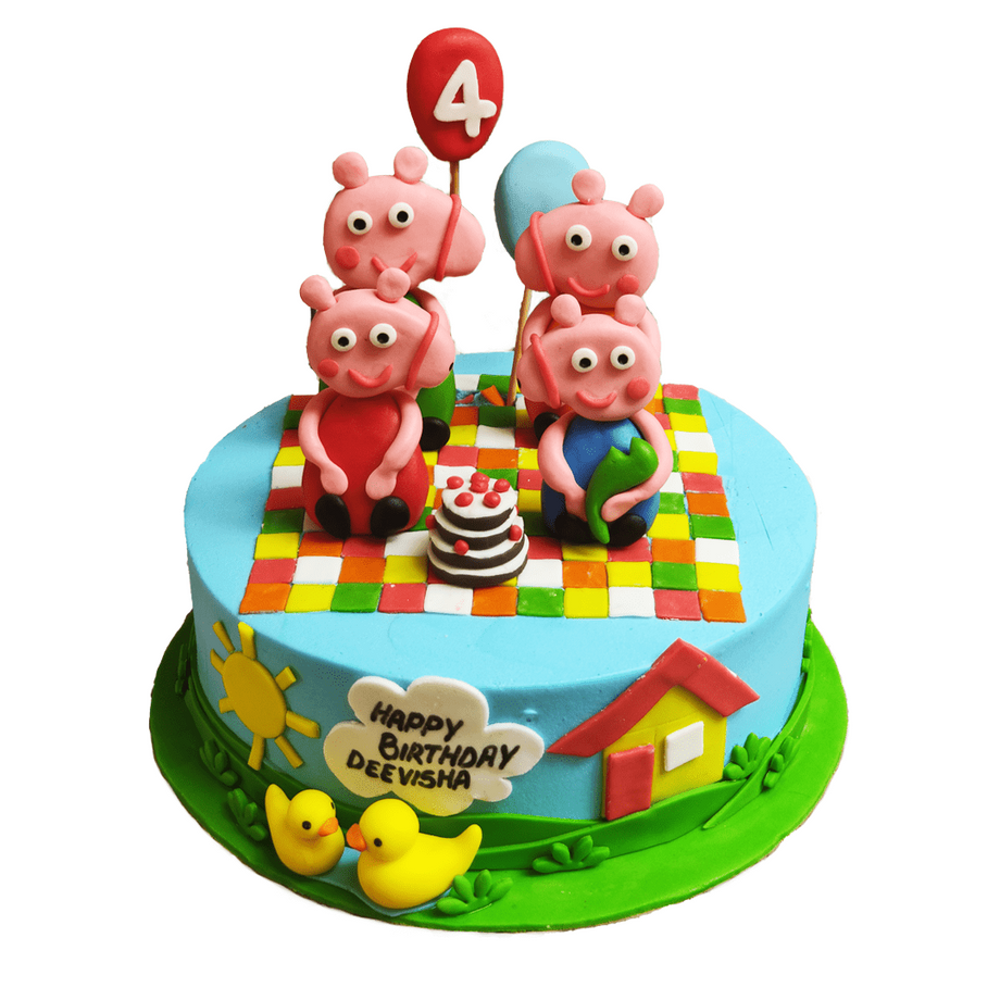 Discover more than 84 peppa pig cake design super hot  indaotaonec