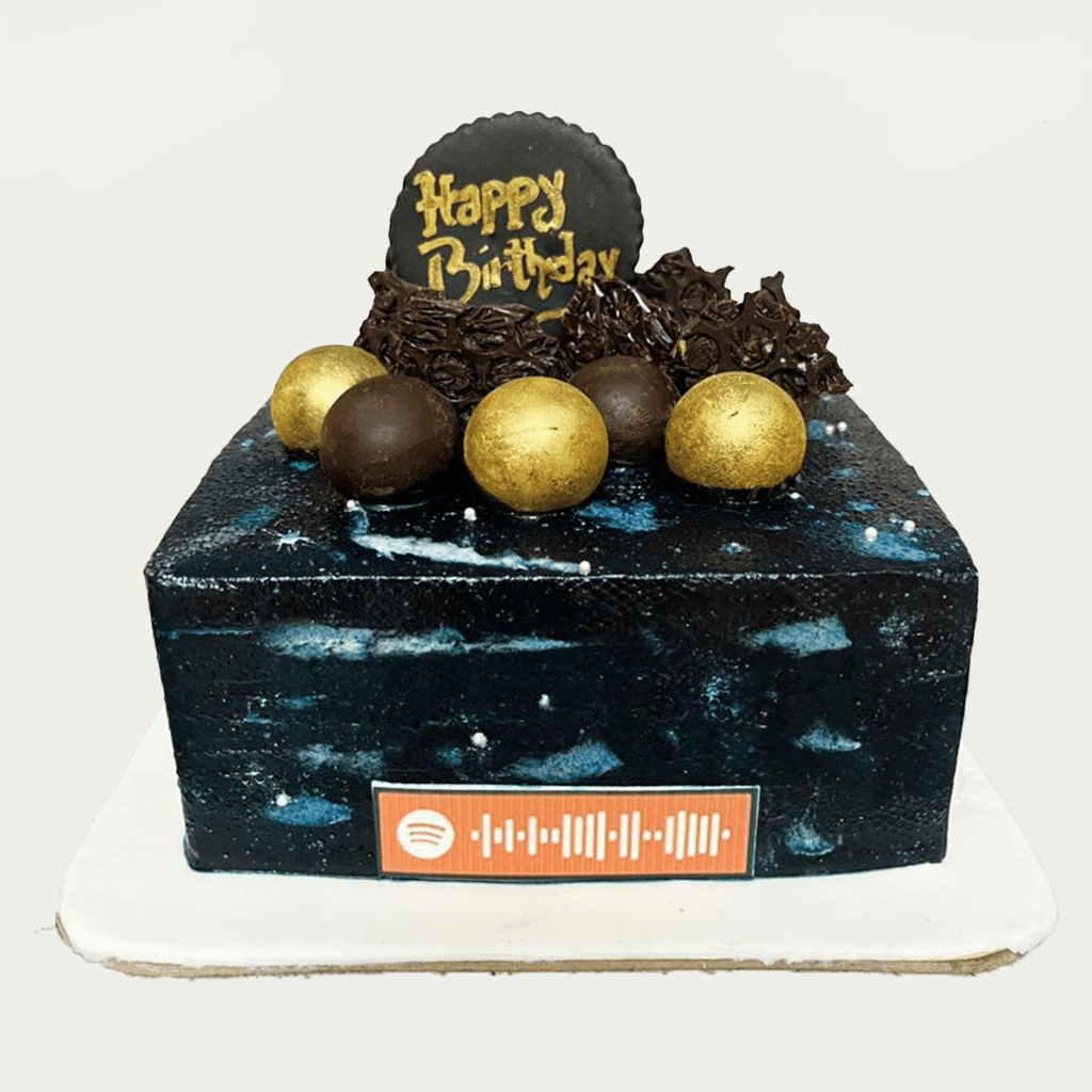 Modern Spotify Galaxy Cake | Custom Cakes | Crave by Leena, Bangalore