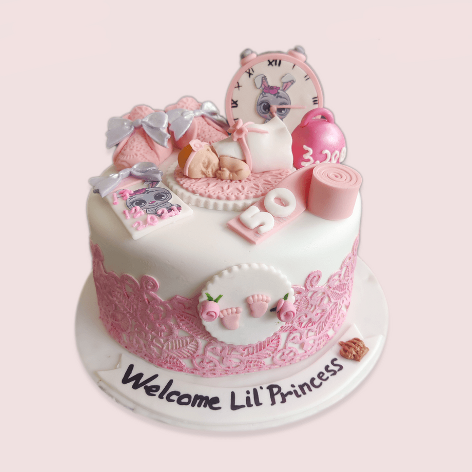 Baby born best sale cake