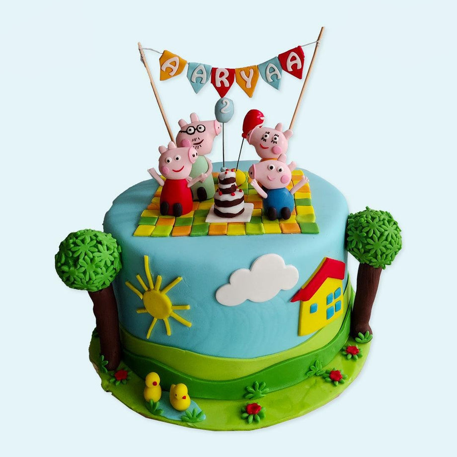 Gâteau Peppa Pig Friends Forever 🍰