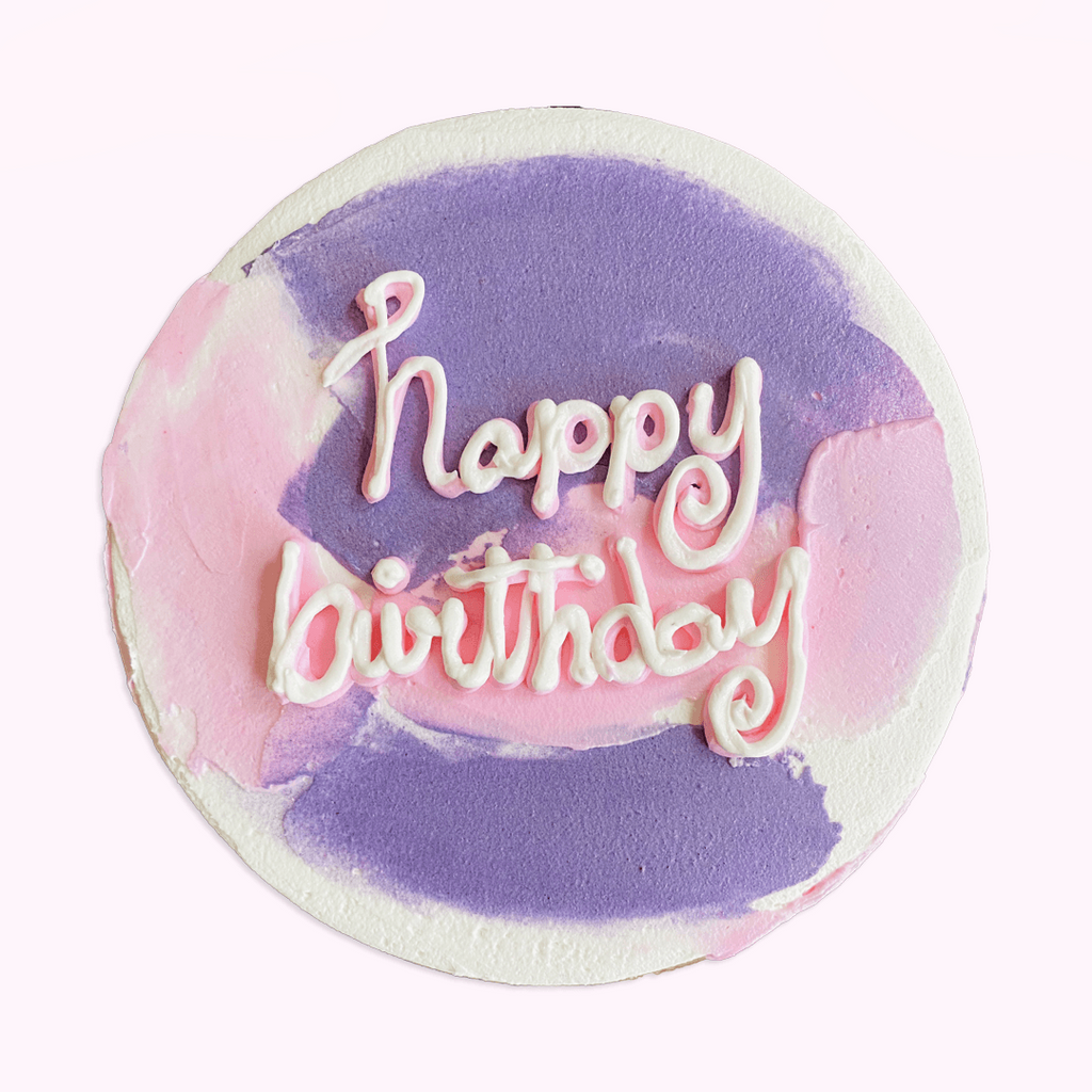 Pink & Purple Birthday Cake - Crave