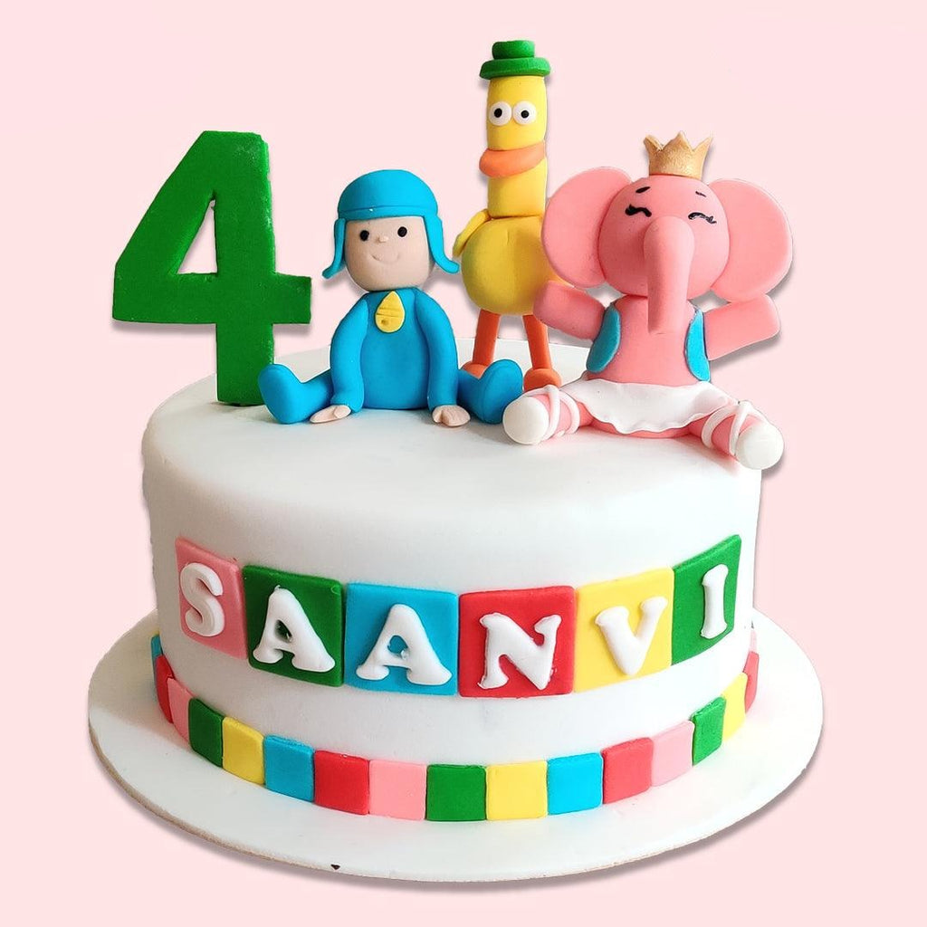 1.5 KG Chocolate Truffle Pocoyo Elly Cake - Crave