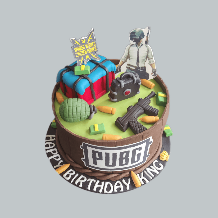 PUBG Birthday Cake - FromYouFlowers.pk