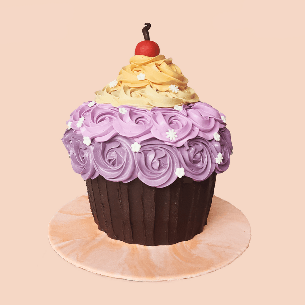 Purple Giant Cupcake Cake - Crave