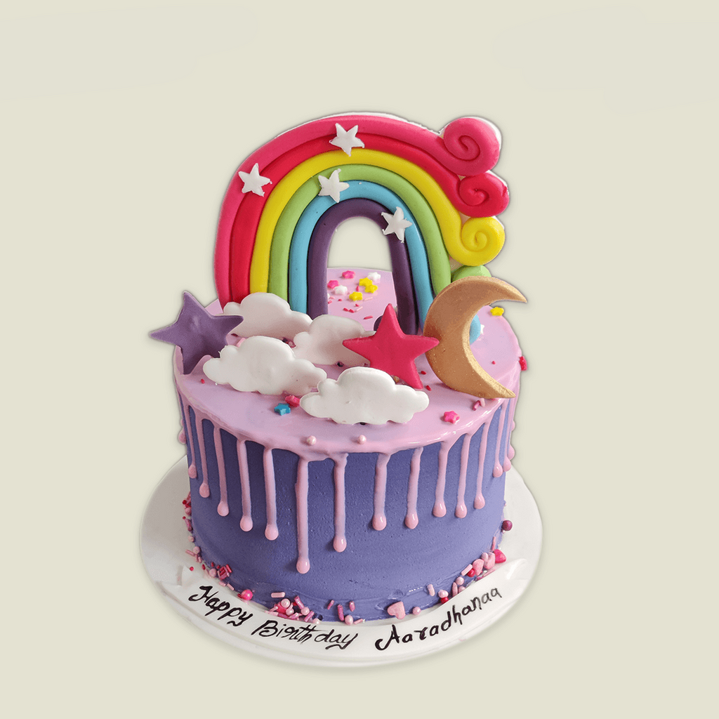 Purple Rainbow Cake - Crave
