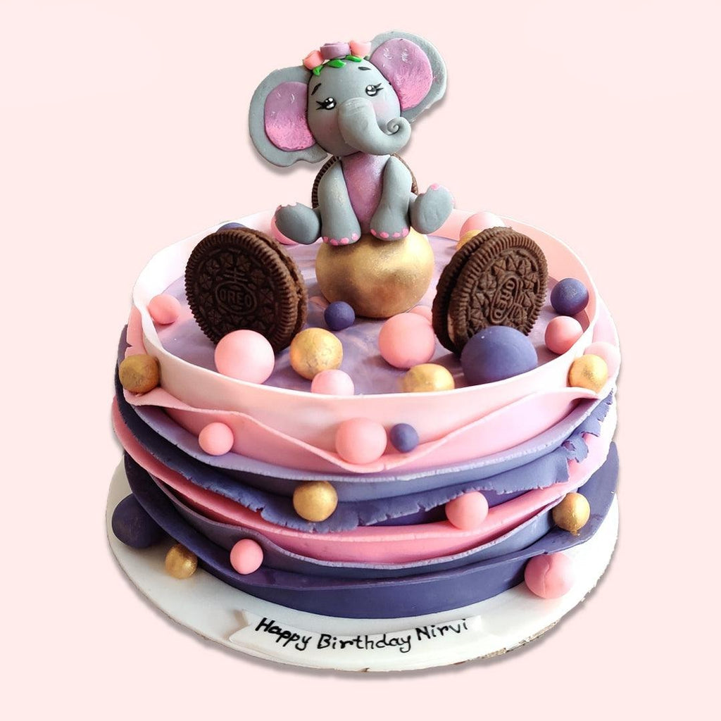 Ruffled Elephant Cake - Crave