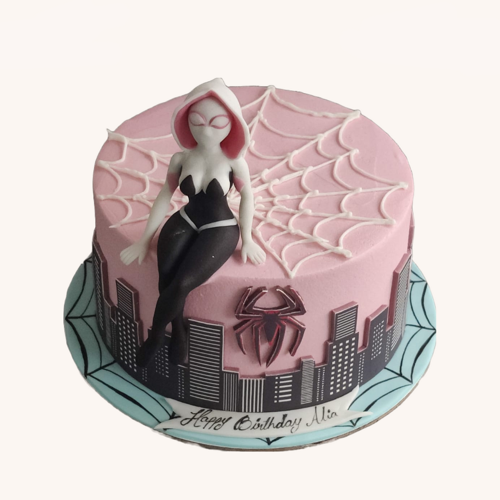 Spidey girl cake - Crave by Leena