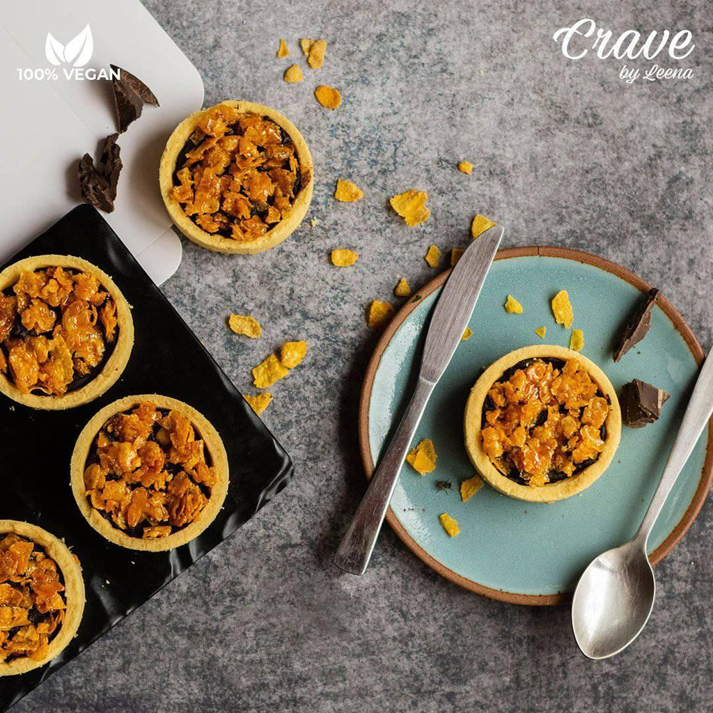 Chocolate and Caramelized Cornflakes Tart (pack of 6) - Crave