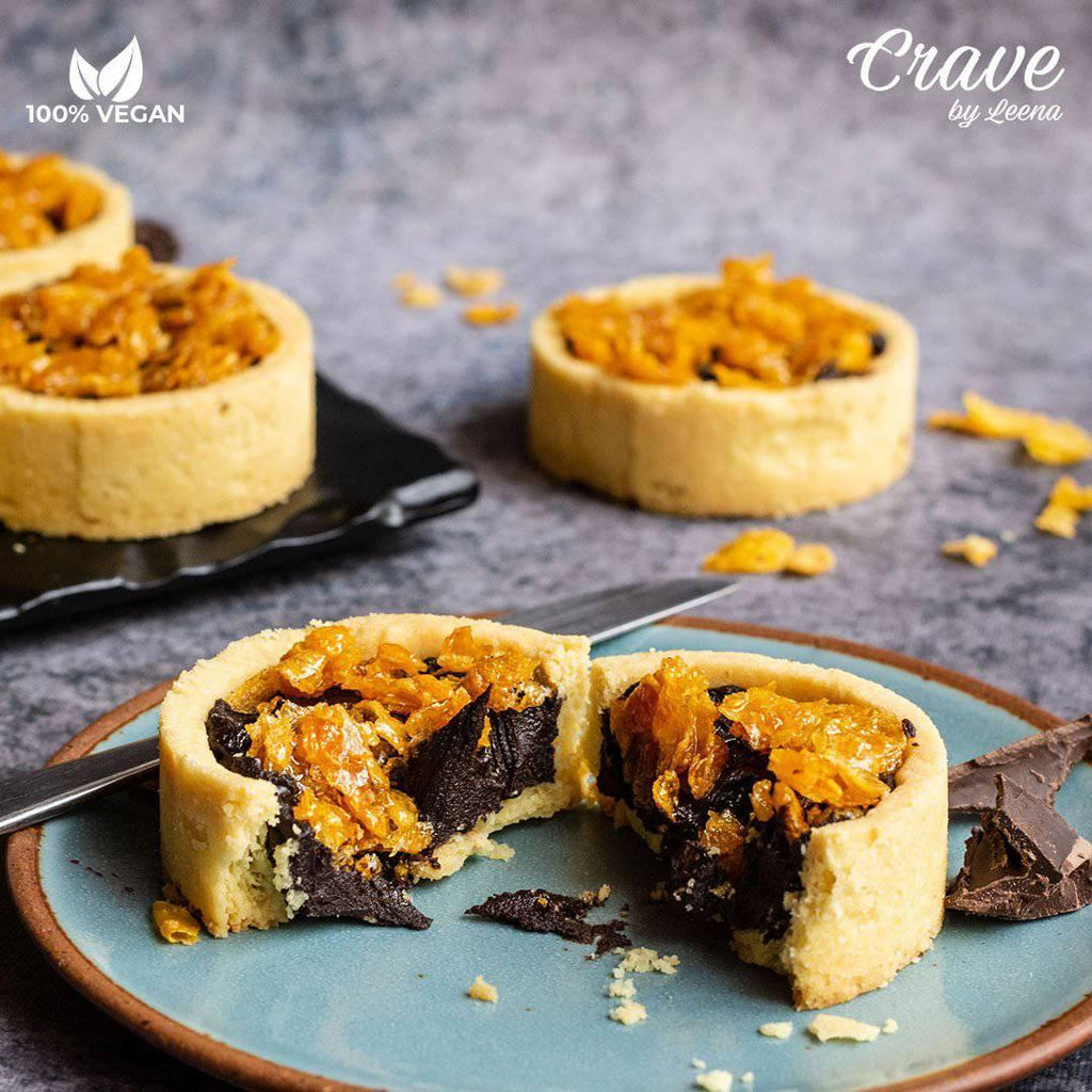 Chocolate and Caramelized Cornflakes Tart (pack of 6) - Crave