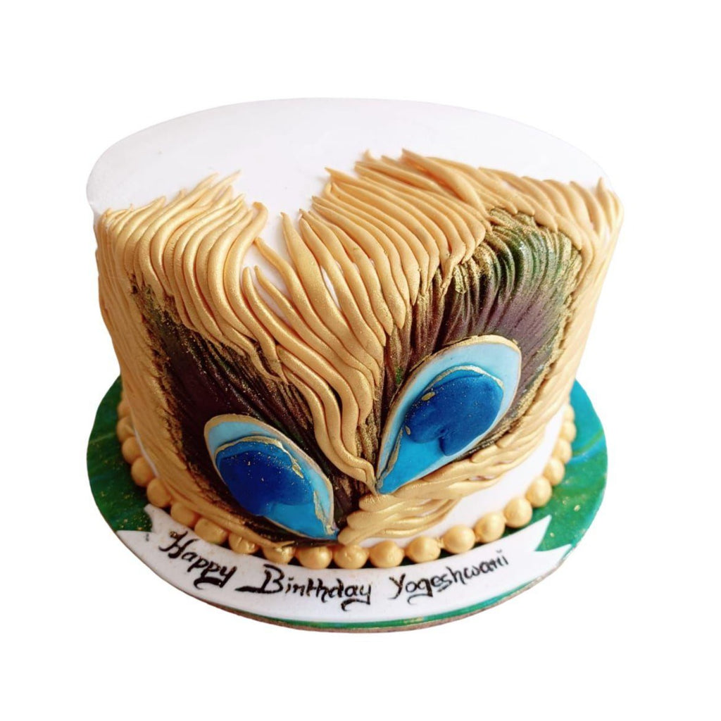 The Peacock Feather cake - Crave by Leena