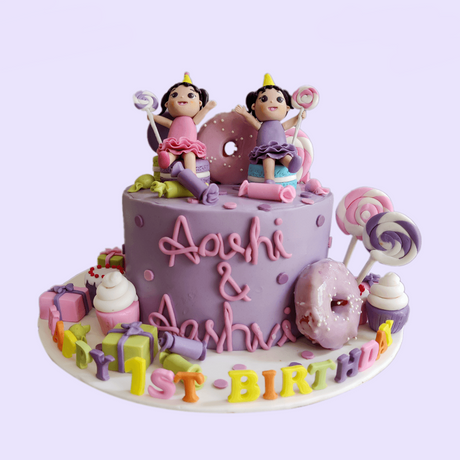 Twin Girls in Candy Land - Crave